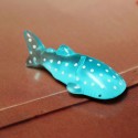 Mini Fish Whale Micro Landscape Decorations Garden DIY Decor - Blue spots flat fish