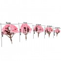 5 Size Pink  Trees Fairy Garden Ornament Plant Pot Decor - 6.5cm