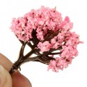5 Size Pink  Trees Fairy Garden Ornament Plant Pot Decor - 6.5cm
