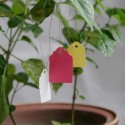 50pcs Gardening Plant Waterproof Hanging Tags Flower Vegetable Planting Label Tools - 3.5x2.5cm (L*W)