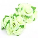 Artificial Wedding Silk Rose Flower Ball With Leaves Party Home Decoration - Rose