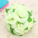 Artificial Wedding Silk Rose Flower Ball With Leaves Party Home Decoration - Rose