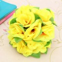 Artificial Wedding Silk Rose Flower Ball With Leaves Party Home Decoration - Rose