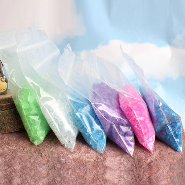 60g DIY Micro Landscape Colroful Glass Stone Decoration Garden Succulent Plants Flower Pot Decor - Dark Blue