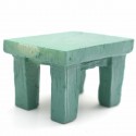 Mini  Stool Chair Desk Figurine Micro Landscape Ornament Gardening Decoration DIY Bonsai Craft - Purple Stool