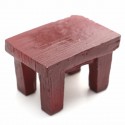 Mini  Stool Chair Desk Figurine Micro Landscape Ornament Gardening Decoration DIY Bonsai Craft - Purple Stool