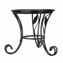 Metal Outdoor Indoor Flower Pot Plant Stand Garden Patio Decor Flower Rack Home Display - white