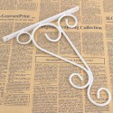 Classic Romantic Wrought Iron Flower Stand Hook Wrought Iron Plants Pots Hooks - Black