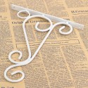 Classic Romantic Wrought Iron Flower Stand Hook Wrought Iron Plants Pots Hooks - Black
