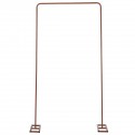 Garfans 1X2M Wedding Stage Background Frame Wrought Iron Decorative Flower Stand Custom Wedding Square Arch Shelf Wedding Decor 