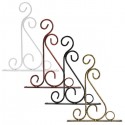 Classic Romantic Wrought Iron Flower Stand Hook Wrought Iron Plants Pots Hooks - Black