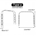 Metal Arch Wedding Party Background Stand Prom Garden Floral Decoration - Type B
