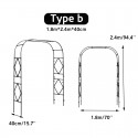 Metal Arch Wedding Party Background Stand Prom Garden Floral Decoration - Type B