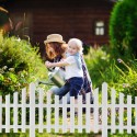 6pcs Outdoor Garden Yard  Panel Screen Enclosure Gated Fence Party Decor 24"x13"