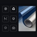 Windows Tint Film UV-proof Privacy Protection Heat Insulation Glass Films - Tawny