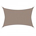 300D Kahki Heavy Duty Shade Sail Sun Outdoor Garden Patio Awning Canopy UV Protection Cover - 3M Rectangle