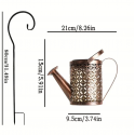 1pc, Solar Watering Can With Lights, Solar Lanterns Outdoor Hanging Waterproof Garden Decor, Solar Lights Outdoor Garden Decorative, Retro Metal Solar Garden Lights Yard Decorations For Lawn Path Patio