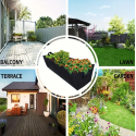 1pc, Thick Fabric Raised Garden Bed For Indoor And Outdoor Growing: Grow Your Own Vegetables At Home. 10 Gallons, Creative Pots, Super Beautiful Flower Pot, Indoor Outdoor Home Decor Garden Patio