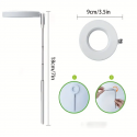 1pc, Aiwellkay Grow Lights For Indoor Plants ,Grow Healthy Indoor Plants USB Angel Ring LED Full Spectrum Plant Light , Diameter 3.5in/9cm,Height Adjustable 4 Dimmable Brightness, 4/8/12H On/Off Timer,Timed DimmingI ,Ideal For Small Plants